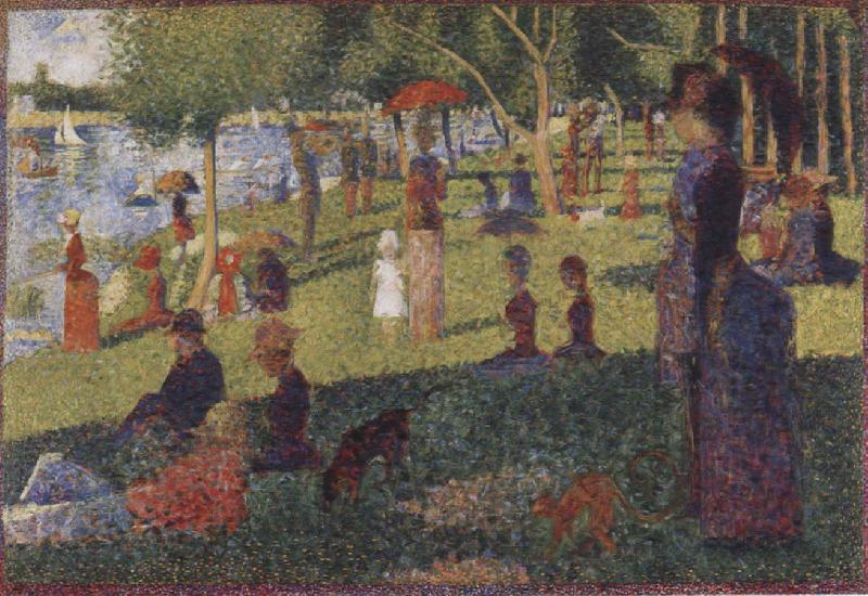 Georges Seurat L-ll de la Grand Jatte